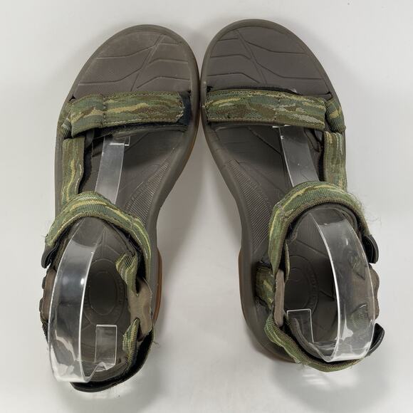 Teva Terra Fi Lite Active Sandal Mens Size 8.5 Sport Green Water Hiking Strappy - Picture 5 of 9